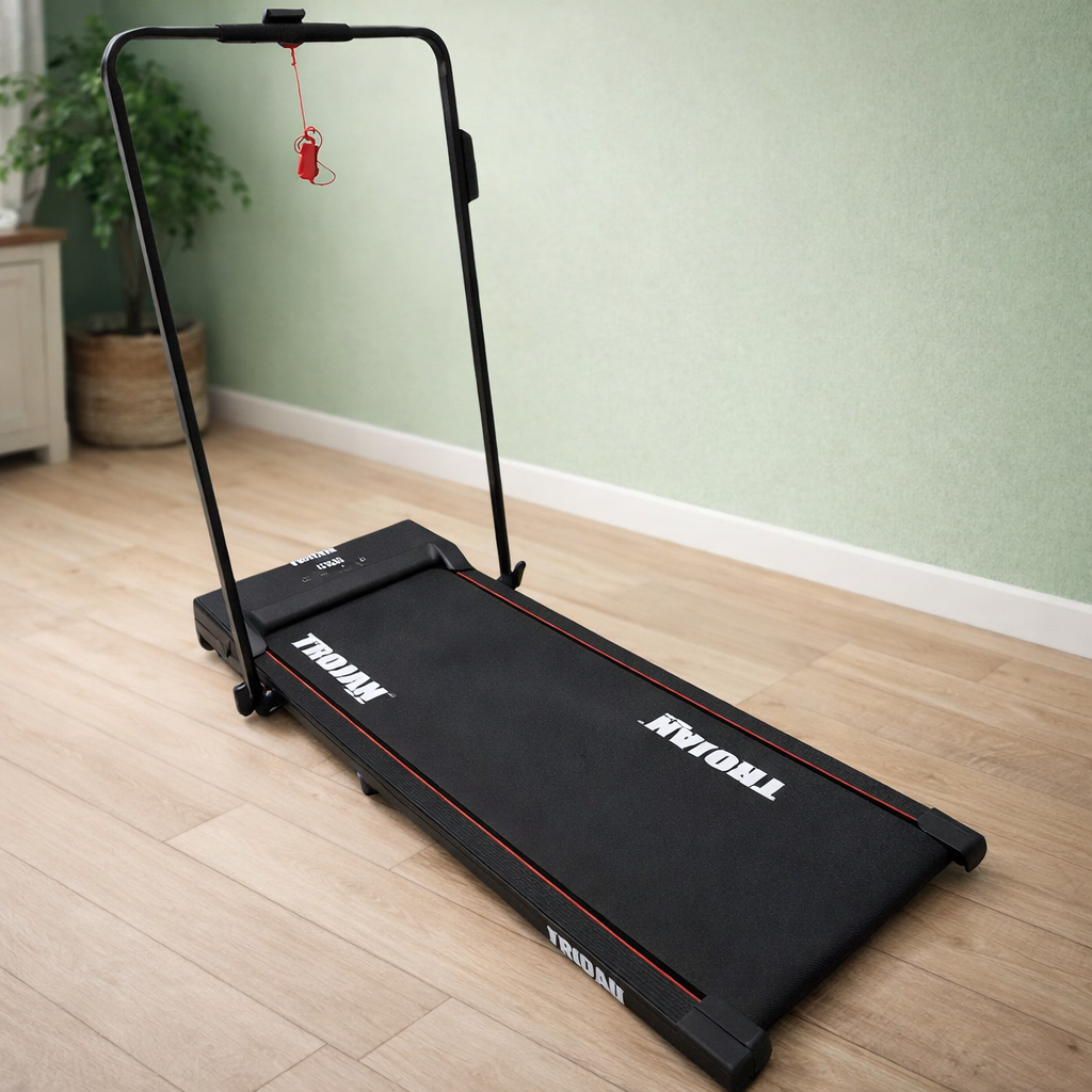 trojan walking pad in serene setting